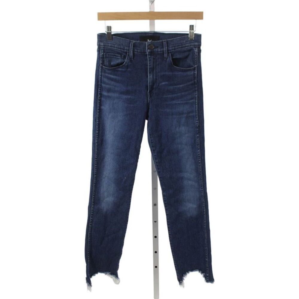 3x1 NYC Womens Ankle Jeans Blue High Rise Button Cotton Size 27